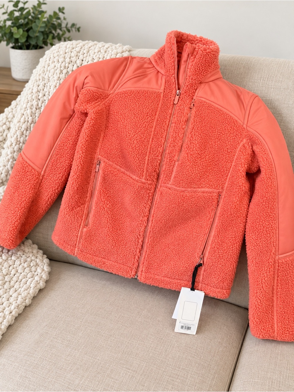 lululemon athletica Coral Sherpa Zip-Up Jacket